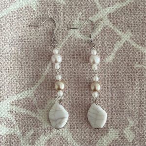 Faux Pearl Romantic Earrings